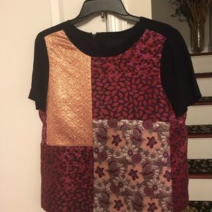 J crew Collection Multi-printed Blouse